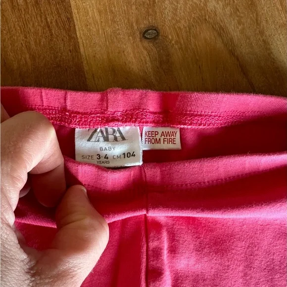 Zara Pink Leggings - Picture 2 of 4